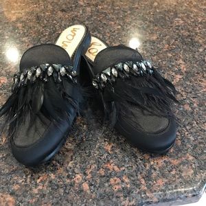 Sam Edelman Black Landis Mule Shoes